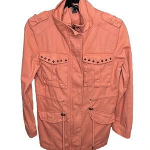 Forever 21 Studded Utility Jacket Size S